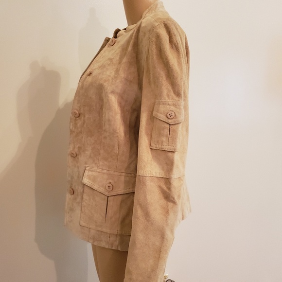 Beautiful August Silk Logic 100% Suede Coat - Picture 2 of 8